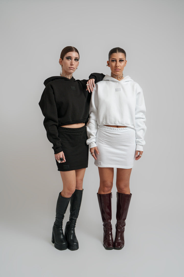 SWEATSKIRT-HOODIE SET