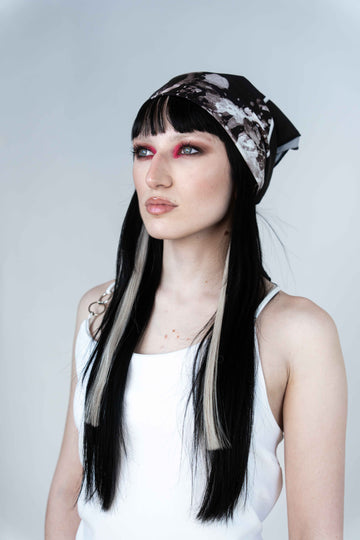RORSCHACH SCARF BLACK